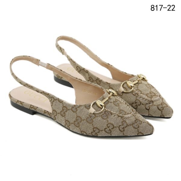 GUCCI 817-22 SLINGBACK MULES (A) - Gambar 2