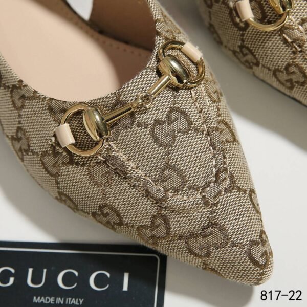 GUCCI 817-22 SLINGBACK MULES (A) - Gambar 8
